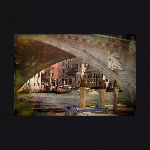 Under the Rialto Bridge - with artistic filter by Violaman